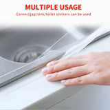 HULIANFU Kitchen sink waterproof and mildewproof nano transparent tape toilet toilet gap strip self-adhesive pool water seal