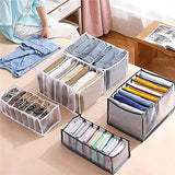 HULIANFU New Underwear Clothes Storage Box Foldable Drawer Organizers Socks Shorts Closet Wardrobe Separation Compartment Box Washable