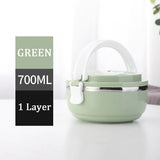 HULIANFU Multi-Layer Stainless Steel  Lunch Box Food Portable Thermal  Lunchbox Picnic Office Kids  Workers School Japanese Bento