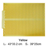 HULIANFU Silicone Square Dish Drying Mat Heat Resistant Draining Tableware Durable Pad Mat for Dishes Table Placemats Kitchen Accessories