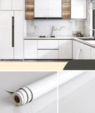 HULIANFU 2023 Kitchen Oil-proof Transparent Film Thick Self Adhesive Waterproof Countertop Furniture Marble Wallpaper Bathroom Decor Stickers