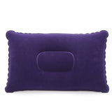 HULIANFU Ultralight Inflatable Air Pillow PVC Nylon Sleep Pillow Outdoor Camping Cushion Travel Car Backrest Airplane Head Rest Support