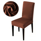 HULIANFU Solid color stretch Chair Cover Spandex Fabric seat Chair Covers restaurant Hotel Party Banquet Slipcovers home decoration event