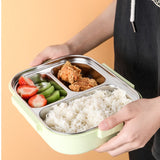 HULIANFU Stainless Steel Lunch Box For Kids Food Storage Insulated Lunch Container Japanese Snack Box Breakfast Bento Box With Soup Cup
