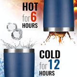 HULIANFU Thermal Mug Beer Cup Tumbler Stainless Steel Double Wall Vacuum Insulated Coffee Tea Mug Wide Mouth Water Bottle Drinkware