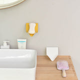 HULIANFU Soap Holder Bathroom Shower Soap Dish Shower Plates Soap Storage Box with Drain Wall Shelf Plastic Bath Tray