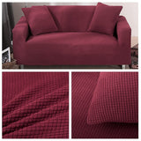 HULIANFU Polar Fleece Fabric Universal Sofa Cover Euro Sofa Covers For Living Room Stretch Sectional Corner Sofa Cover Plaids On The Sofa