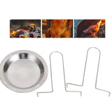 HULIANFU ORGANBOO 1Set Barbecue Grilling Baking Cooking Pans Non-Stick Chicken Roaster Rack With Bowl BBQ Accessories Tools
