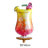 HULIANFU Wine Bottle Glass Balloon Aluminum Foil Balloons Birthday Celebration Decoration Wedding Anniversary Party Decorations Globos