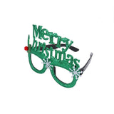 HULIANFU 2023 Christmas Headbands Christmas Tree Reindeer Antlers Hairband Xmas Party Kids Hairhoop  Christmas Glasses Photo Booth Props