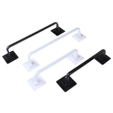 HULIANFU Self Adhesive Wall Mounted Bathroom Towel Bar Shelf Rack Holder Toilet Roll Paper Hanging Hanger S/L Size