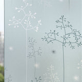 HULIANFU Landscape pastoral pattern window frosted glass sticker opaque toilet anti-lighting bathroom film anti-peep shading window paper