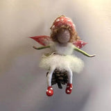 HULIANFU New Little Fairy DIY Wool Felt Dolls Craft Needle Felt Animal Kit Set Handcraft Non Finished Poked Set Handmade Gift