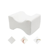 HULIANFU Memory Foam Wedge Sleeping Knee Pillow for Side Sleepers Back Pain Sciatica Relief Pregnancy Maternity Pillows Back Leg Cushion