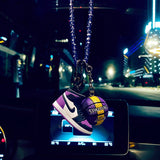 HULIANFU The new creative car pendant male high-end fashion brand basketball shoes crystal car pendant car decor