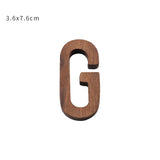 HULIANFU NEW Nordic Style Black Walnut Letter Decorative Letters Combination Wall Decoration DIY Letter Home Decoration Wooden Alphabet