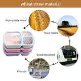 HULIANFU Separate lunch box Portable Bento Box Lunchbox Leakproof Food Container Microwave oven Dinnerware for Students