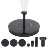 HULIANFU Mini Solar Power Water Fountain Garden Pool Pond Outdoor Bird Bath Floating Water Fountain Pump Patio Landscape Pond Decoration