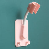 HULIANFU Universal Adjustable Shower Bracket Holder Color Plastic Shower Head Stand Holder Wall-Sticky Bath Rack Batheroom Holder