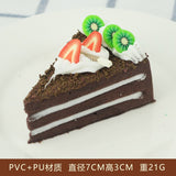 HULIANFU Simulation Fruit Cake Bread Model Food Photo Props Artificial Slicing Cake Fake Ice Cream Cake Funny Gift Cake Shop Display Dec
