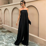 hulianfu hulianfu  Black Ball Gown Sexy Tube Top Short Skirt Evening Dress Long Sleeveless High Straight Prom Dress Vestidos De Fiesta De Noche