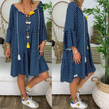 hulianfu Helisopus Summer Plus Size Women Boho Floral Print Dress Casual Loose Deep V Neck Holiday Beach Shirt Dress Vestido