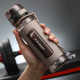 HULIANFU UZSPACE Sport Water Bottles BPA Free Portable Gym Anti-fall Leak-proof Large Capacity Fitness Kettle Tritan Plastic Drink Bottle
