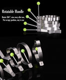 HULIANFU  5 Shapes Stainless Steel Fried Egg Shaper Egg Mold DIY Breakfast Egg Pancake Rings Sandwich Kitchen Tools Utensil Baking Tools
