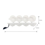 HULIANFU Round 4 Cavity Ice Mould Ice Ball Maker DIY Ice Cream Mold Plastic Whiskey Ice Cube Tray Bar Accessories Tool форма для льда