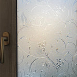 HULIANFU Multi-size High-end Matte Window Film Stained Glass Film Frosted Privacy UV Protection Window Sticker for Home Vinyl for Glass