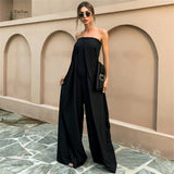 hulianfu hulianfu  Black Ball Gown Sexy Tube Top Short Skirt Evening Dress Long Sleeveless High Straight Prom Dress Vestidos De Fiesta De Noche