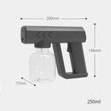 HULIANFU K5 Nano Spray Gun Sanitizer Sprayers USB Rechargeable Handheld Steam Disinfection Sprayer Gun Humidifier for Home Garden