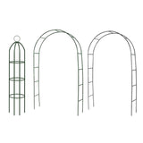 HULIANFU Metal Wedding Arch Stackable DIY Arch for Prop Supplies Decoration Easy Assembly Rose Gates Balloon Archway Arbours Party Decor