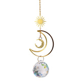 HULIANFU Prism Suncatcher,Hanging Window Crystals,Rainbow Light Catcher,Crystal Sun 50mm Catcher,Summer Gift,Octagon Beads