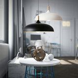HULIANFU Nordic Modern LED E27 Oak Pendant light plate Hanging Lights Home improvement Iron and Oak decoration Pendant lamp