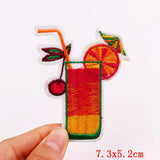 HULIANFU Mushroom Applique Embroidered Patches On Kids Clothes DIY Iron On Patches Cartoon Patches For Clothing Stickers Animal Badges