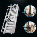 HULIANFU Multifunction Home Decor Organizer Bathroom Lifting Rod Removable Stand No Drilling Soap Holder Shower Shelf Storage Rack Tray