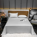 HULIANFU OLOEY Flat bed sheet Egyptian cotton 60S bed sheets twin king queen size bed lines  Solid Color Right-angle sheets Rich colors