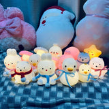 HULIANFU W&amp;G Kawaii Night Light Cartoon Creative Night Light Unplugged Bunny Decoration Bedroom Bedside Lamp Desk Lamp Home Decoration