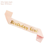 HULIANFU Rose Gold Wedding Birthday Party Balloons Happy Birthday Letter Foil Balloon Baby Shower Anniversary Event Party Decor Supplies