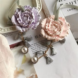 HULIANFU Peony flower Rose Flower Silicone Mold Handmade Flower Candle Mould DIY Soap Mold Aroma Plaster Car Pendant Mould Home Decor