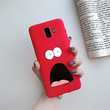 HULIANFU Phone Case for Cover Samsung Galaxy J6  case For Coque Fundas Samsung J6  J 6 Plus  Cases Silicone Soft Back Cover