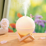HULIANFU Ultrasonic Mini Air Humidifier 330ML  Essential Oil Diffuser For Home Car USB Fogger Mist Maker With LED Night Lamp