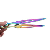 HULIANFU Metal Shisha Hookah Charcoal Tongs Tweezers Water Pipe Sheesha Chicha Narguile Accessories Gadget