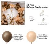 HULIANFU Wedding Balloon Kit Balloons Arch Decoration Birthday Baby Shower Party Birthday Wedding Balloon Decoration Balloons Sets Arch