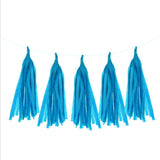 HULIANFU Tissue Paper Tassels Birthday Party Decoration Hanging Garland Ribbon Curtain Baby Shower Decor Parti  Celebration Supplies