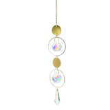 HULIANFU Prism Suncatcher,Hanging Window Crystals,Rainbow Light Catcher,Crystal Sun 50mm Catcher,Summer Gift,Octagon Beads