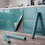 HULIANFU Kitchen Decor Waterproof Oilproof Wallpaper Peel And Stick Roll Wall Stickers Self-Adhesive Home Decor Vinilo For Kitchen Wall