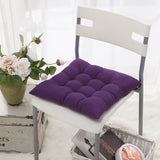 HULIANFU Winter Home Chair Cushion New Outdoor Thick Cushion Pad Office Dining Chair Mattress Pure Sofa Chair Back Pad Comfort Square