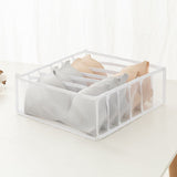 HULIANFU Stacking Pants Drawer Divider Organizer Jeans Compartment Storage Box Can Washed Home Closet Clothes Drawer Mesh Separation Box